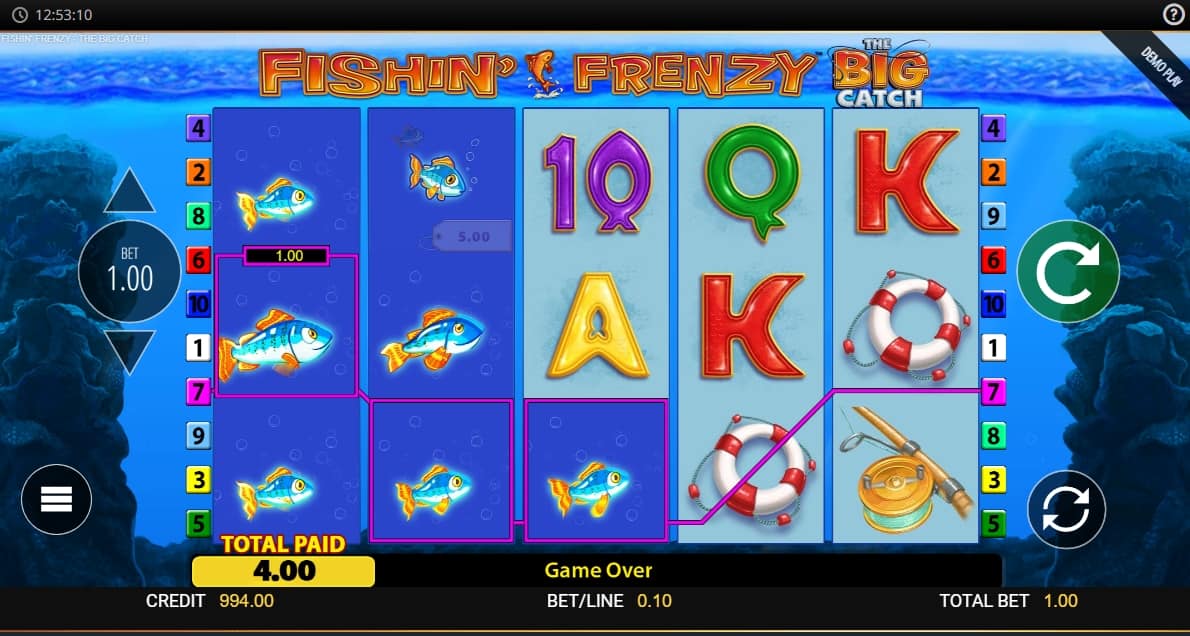 Fishin' Frenzy The Big Catch Screenshot 2