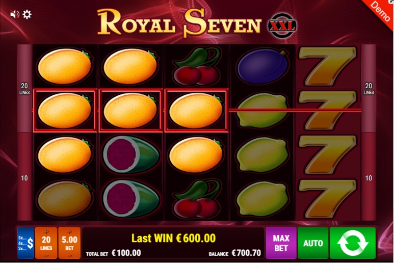 Royal Seven XXL bonus