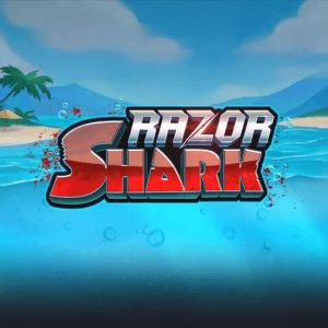 razor shark slot game logo