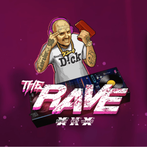the rave slot game logo