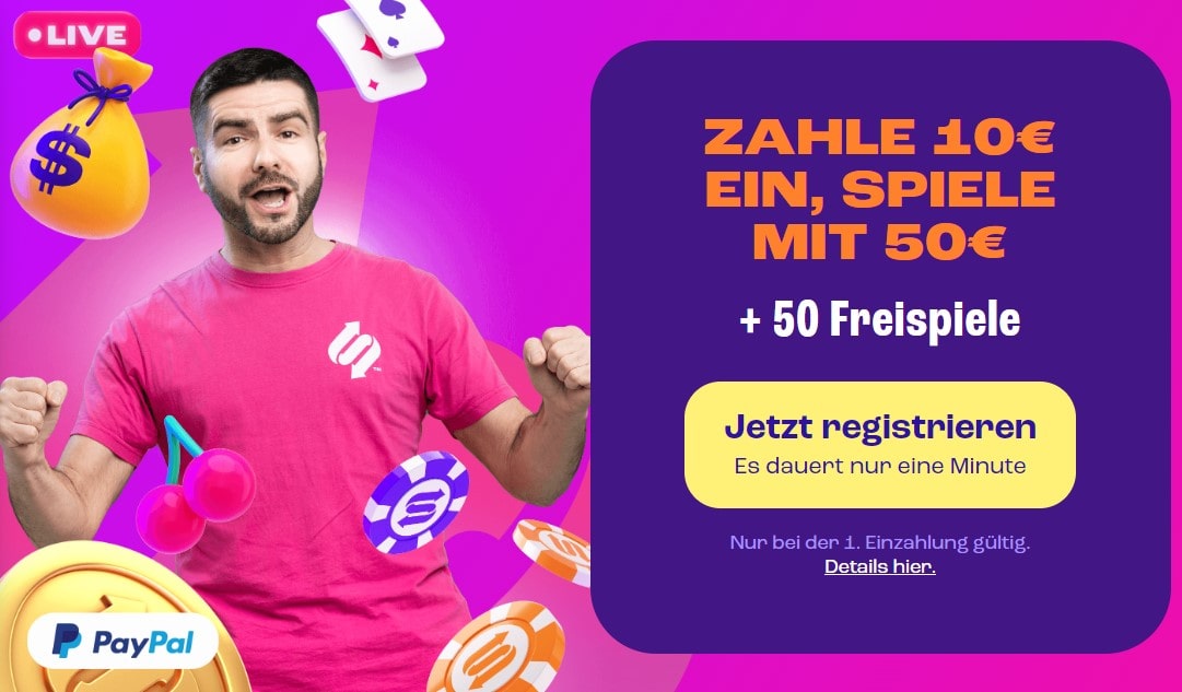 Spinz Casino Willkommensbonus