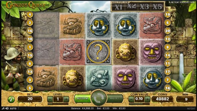 gonzos quest screenshot 2