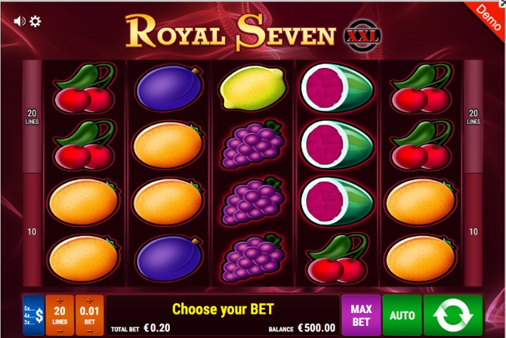 Royal Seven XXL symbols